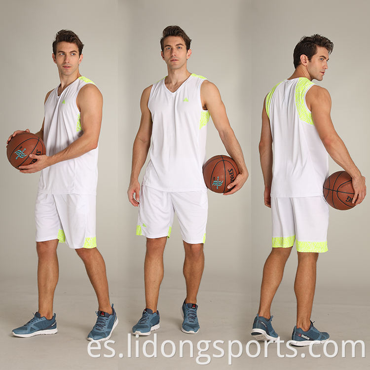 OEM LOGO Custom Basketball Jersey Custom Basketball Basketball Basketball Jersey en blanco Hecho en China